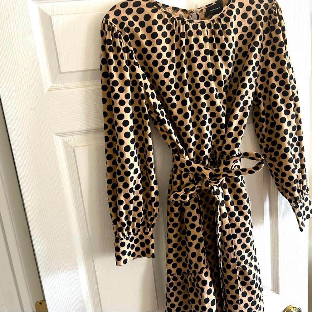 Women’s Who What Wear polka dot dress size L